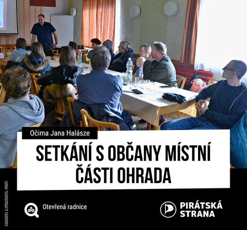 Očima Jana Halásze - Setkání vedení města s občany místní částí Ohrada